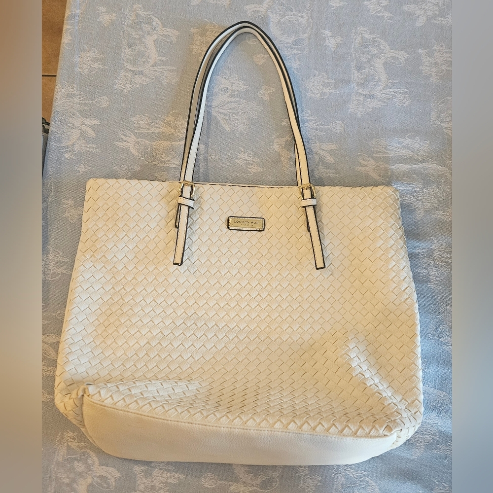 London Fog Annie Tote Off White